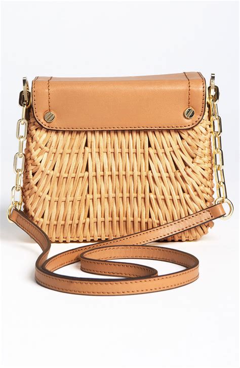 rattan cross body bags